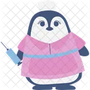 Jolie infirmière pingouin  Icon