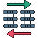 Migracao De Dados Transferencia De Dados Migracao Para A Nuvem Ícone