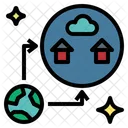 Evacuar Migrar Realocar Ícone