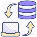 Migración de datos  Icono