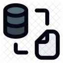 Migracion De Datos Transferencia De Datos Datos Icono