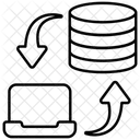Migration de données  Icône