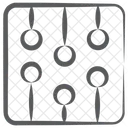 Mikrochip Integrierter Schaltkreis Computerchip Symbol