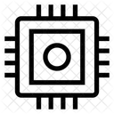 Mikrochip Prozessor Server Symbol