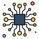 Mikrochip CPU Prozessor Symbol