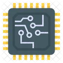 Mikrochip Mikroprozessor CPU Symbol