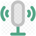 Mikrofon Wellen Mic Symbol