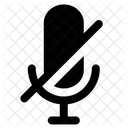 Mikrofon Stumm Aufnahme Symbol