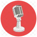 Jahrgang Mikrofon Mic Symbol