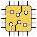 Mikrochip Mikroprozessor Prozessorchip Icon