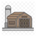 Milchviehbetrieb Bauernhof Molkerei Symbol