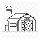 Milchviehbetrieb Bauernhof Molkerei Symbol