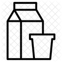 Milchkarton Symbol