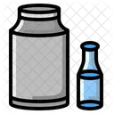 Flasche Milch Glas Symbol