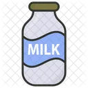 Milchflasche Alkohol Essen Getranke Symbol