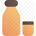Milch Flasche Glas Symbol