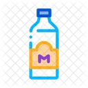 Flasche Geschaft Milch Symbol