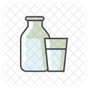 Milchflasche Milch Flasche Symbol