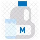 Milch Glas Flasche Symbol