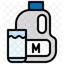 Milch Glas Flasche Symbol