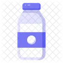 Milchflasche Schnaps Milchglas Symbol