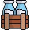 Milchflaschen  Symbol