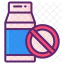 Milchfreie Lebensmittel  Symbol