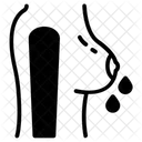 Milchige Bruste Laktation Stillen Symbol