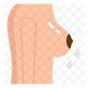 Milchige Bruste Laktation Stillen Symbol