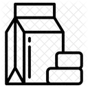 Milchkarton Milchtute Milch Symbol