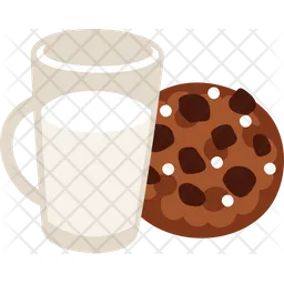 Milchkeks Emoji Symbol