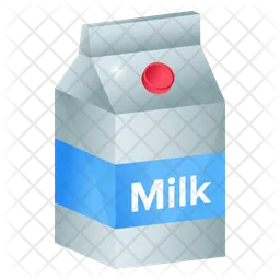 Milchpackung  Symbol