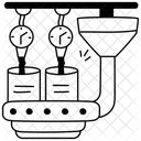 Milchpulver Messung Maschine Symbol