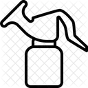 Milchpumpe Milchpumpe Futtern Symbol
