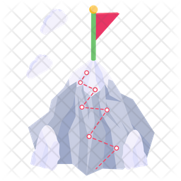 Milestone Icon - Download in Isometric Style