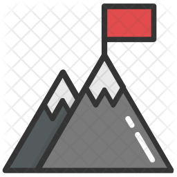 Milestone Icon of Colored Outline style - Available in SVG, PNG, EPS ...