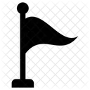 Milestone Milepost Destination Flag Icon