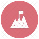 Milestone Business Goal Target Icon