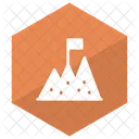 Milestone Business Goal Target Icon