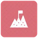Milestone Business Goal Target Icon