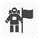 Man Flag Milestone Icon