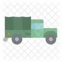 Militar LKW LKW Lieferung Symbol