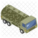 Militar LKW Transport Gepanzertes Fahrzeug Symbol