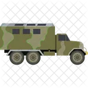 Militar LKW Militarfahrzeug Soldatentransporter Symbol