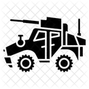 Militarfahrzeug Symbol