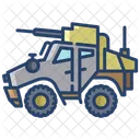 Militarfahrzeug Symbol