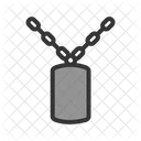 Kette Militar Etikett Symbol