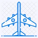 Militärflugzeug  Symbol