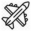 Militärflugzeug  Symbol