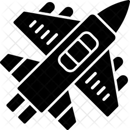 Militärflugzeug  Symbol